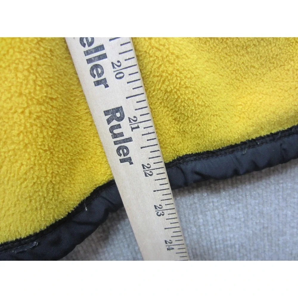 Polo Ralph Lauren Polartec Fleece Jacket Mens Yellow Black Colorblock Full Zip